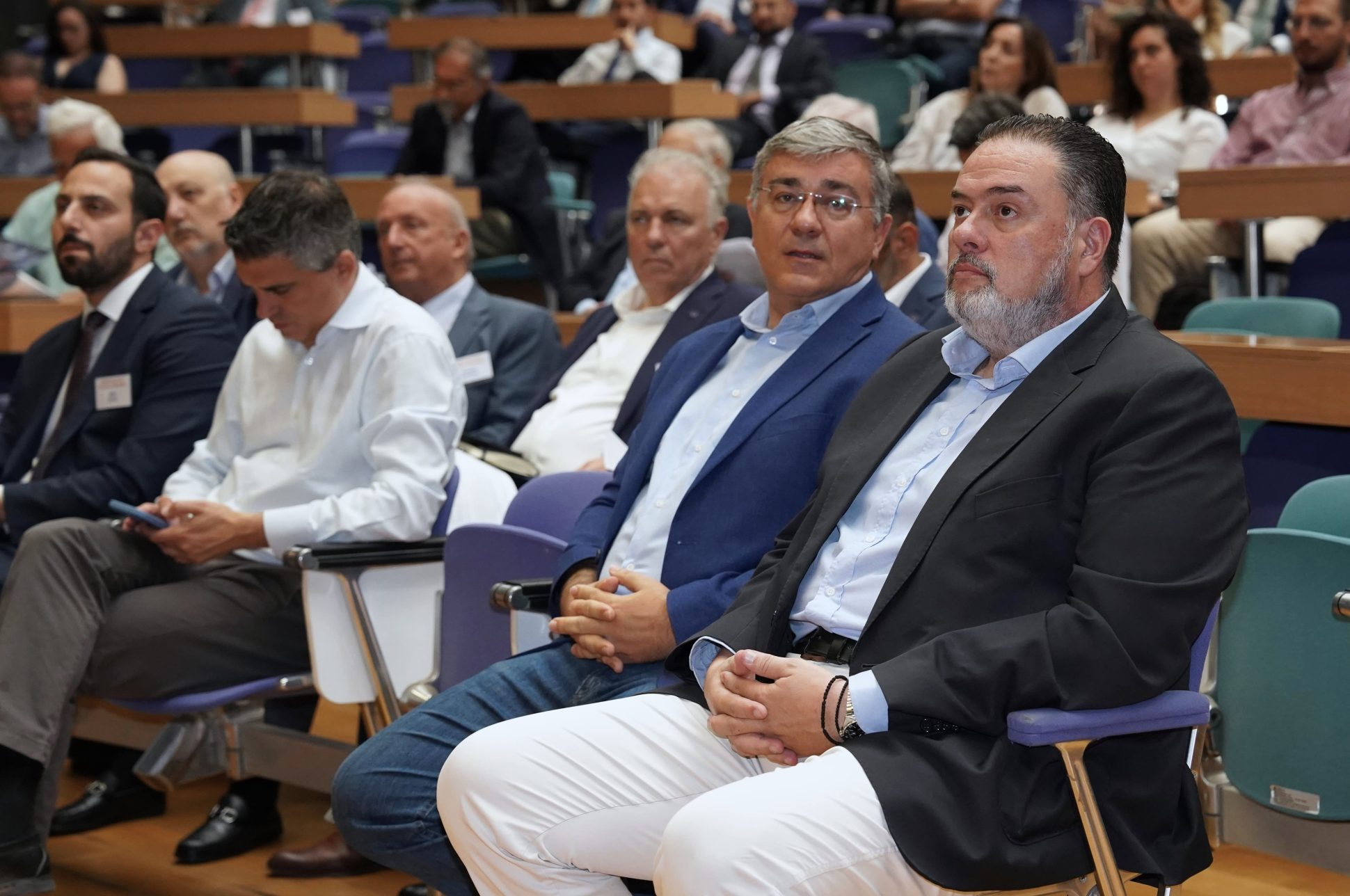 Ο Γενικός Γραμματέας κ. Μανώλης Γραφάκος και ο Πρόεδρος του ΕΔΣΝΑ και Αντιπεριφερειάρχης Αττικής κ. Χαράλαμπος Σιάτρας.